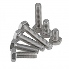 Болт с шестигранной головкой с увеличенным размером под ключ стальной никелированный исп. 1 Ст3 М16х40 мм ГОСТ Р 52644-2006